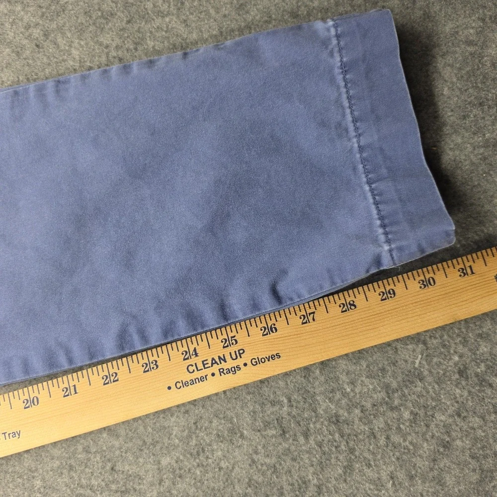 Polo Ralph Lauren Chino Pants Mens 36x32  Navy Blue Stretch Classic Fit Straight